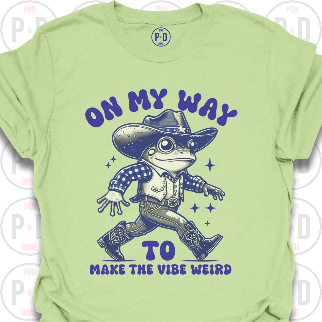 Make The Vibe Weird, Frog, T-Shirt