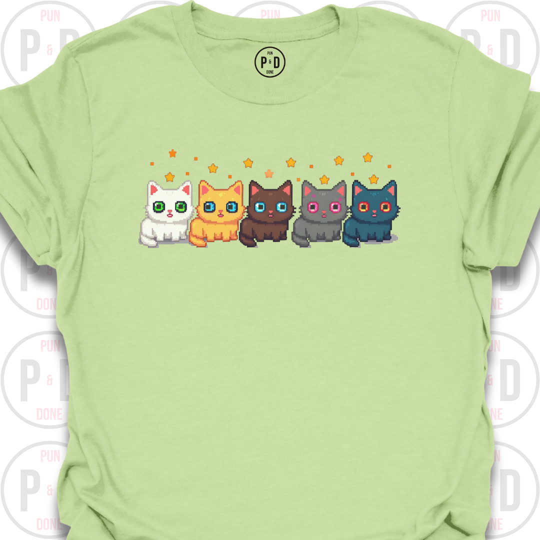 8-Bit Cats, T-Shirt