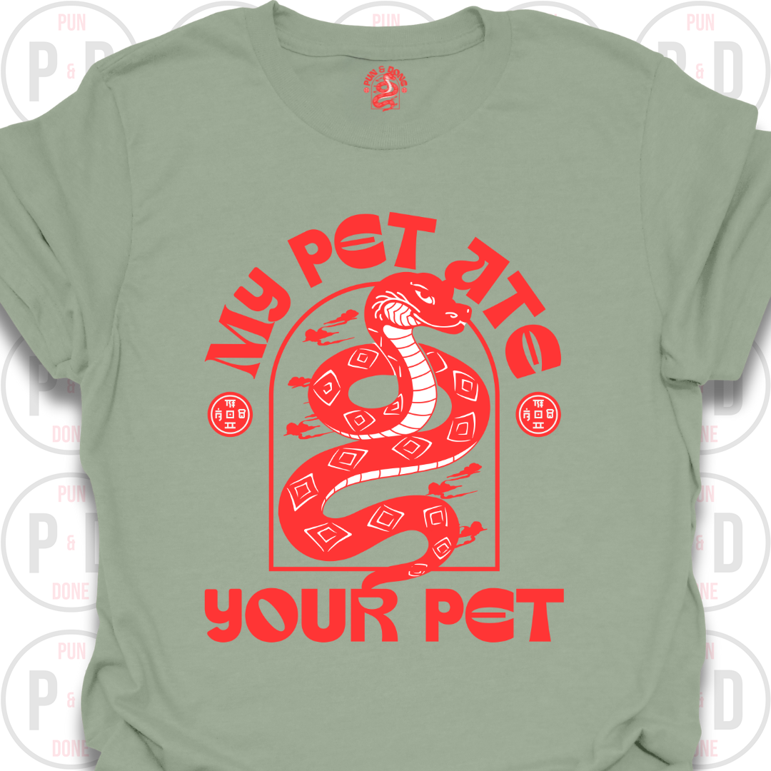My Pet Ate Your Pet, Snake, T-shirt
