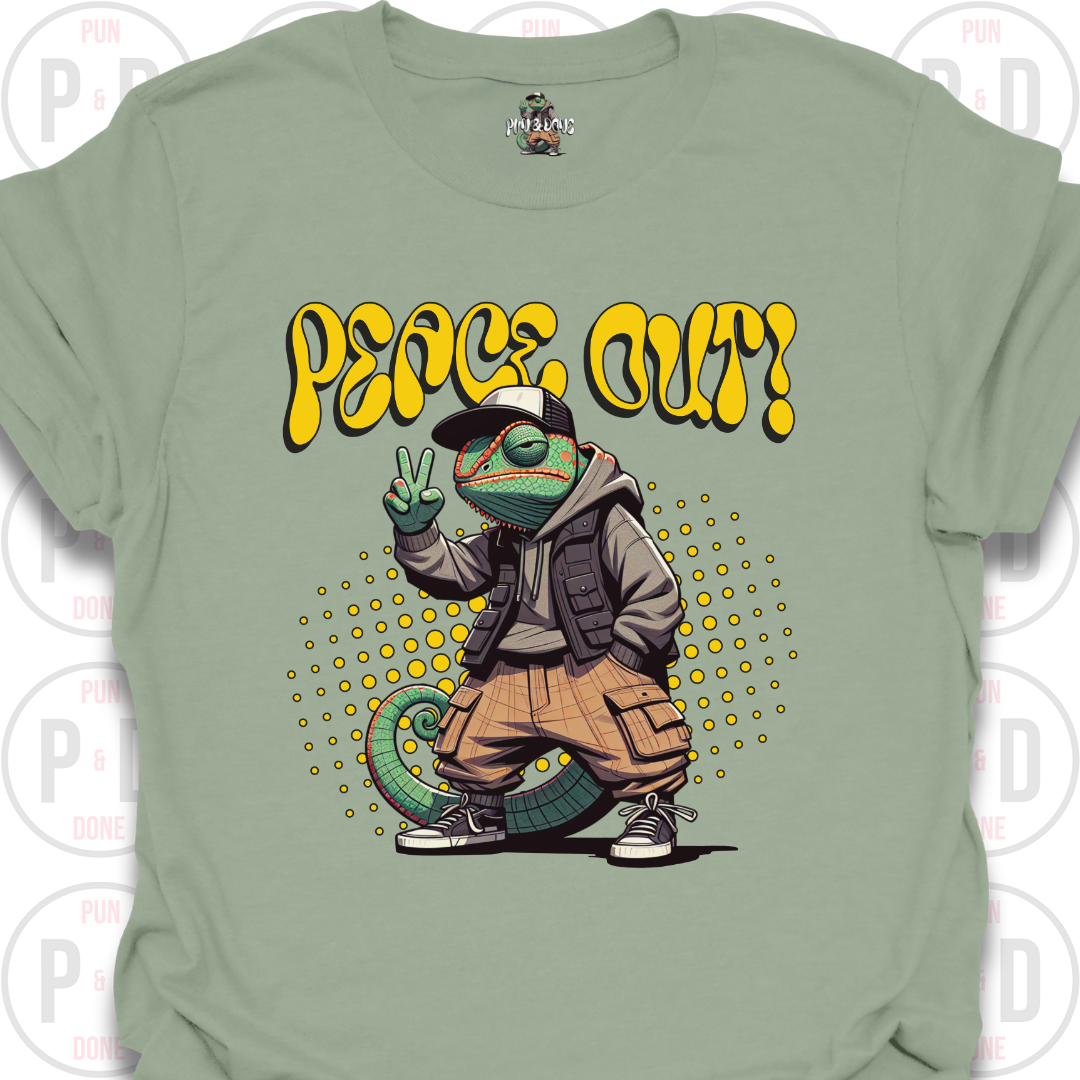 Peace Out! Chameleon, T-shirt