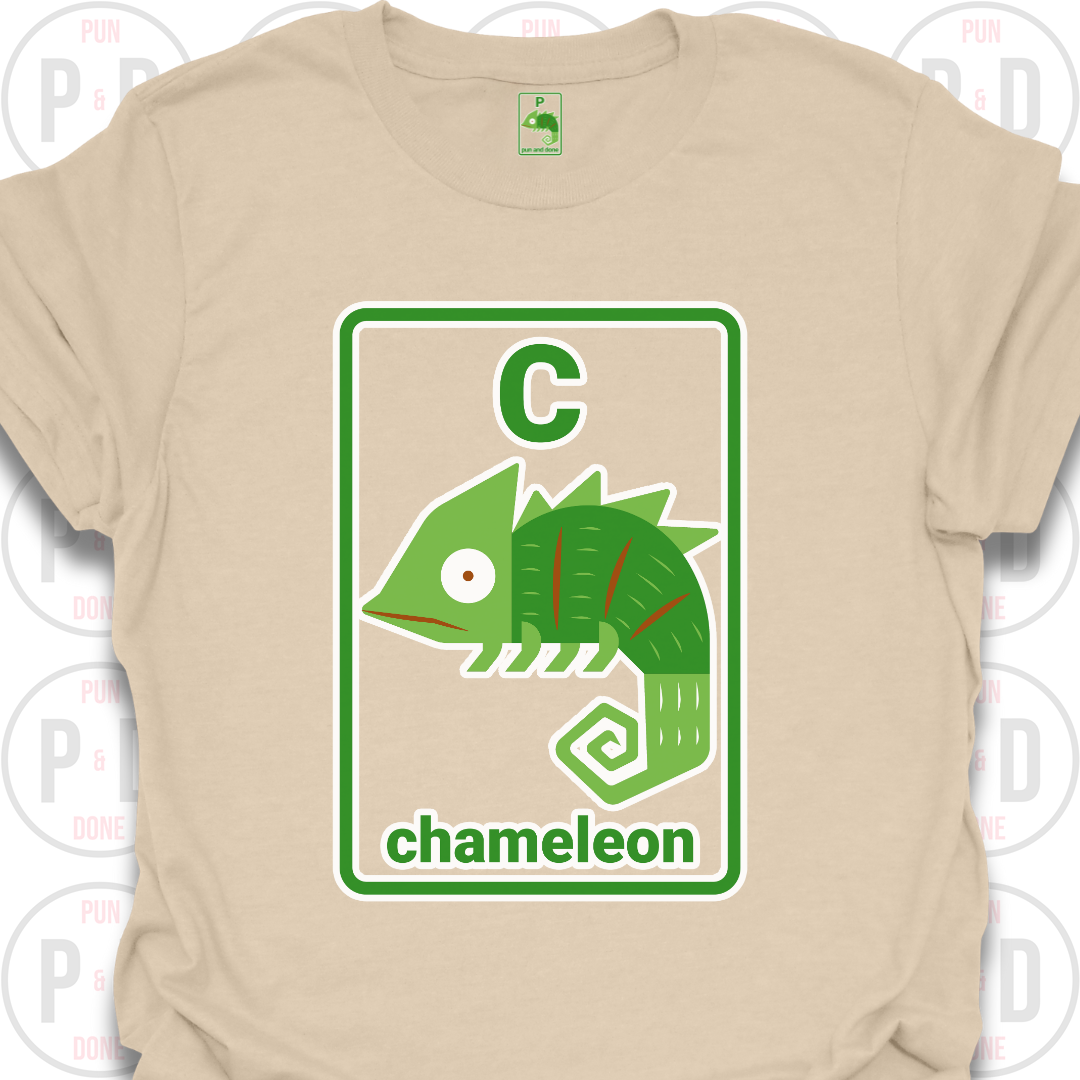 C is for Chameleon, T-shirt