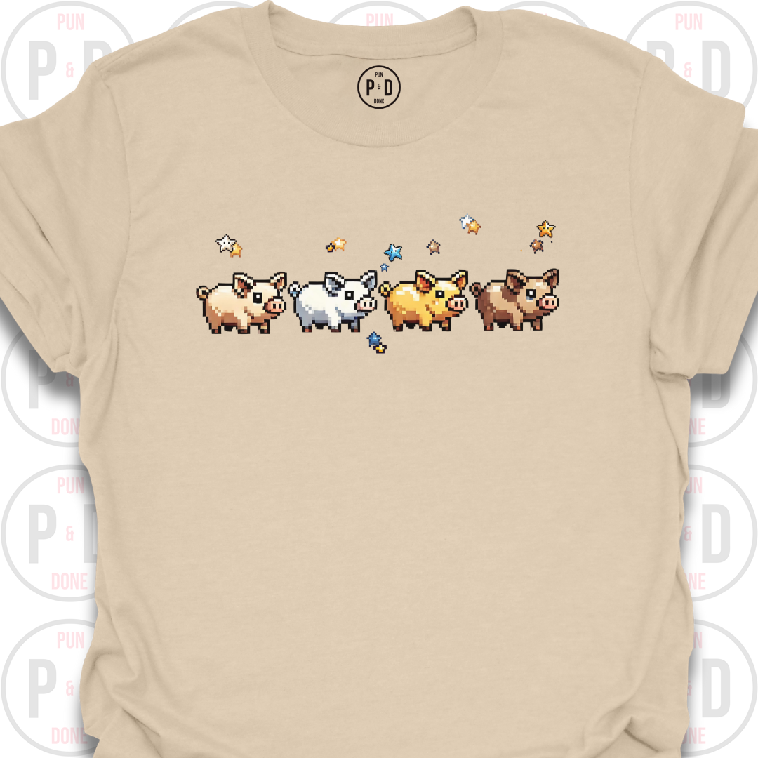 8-Bit Pigs, T-Shirt