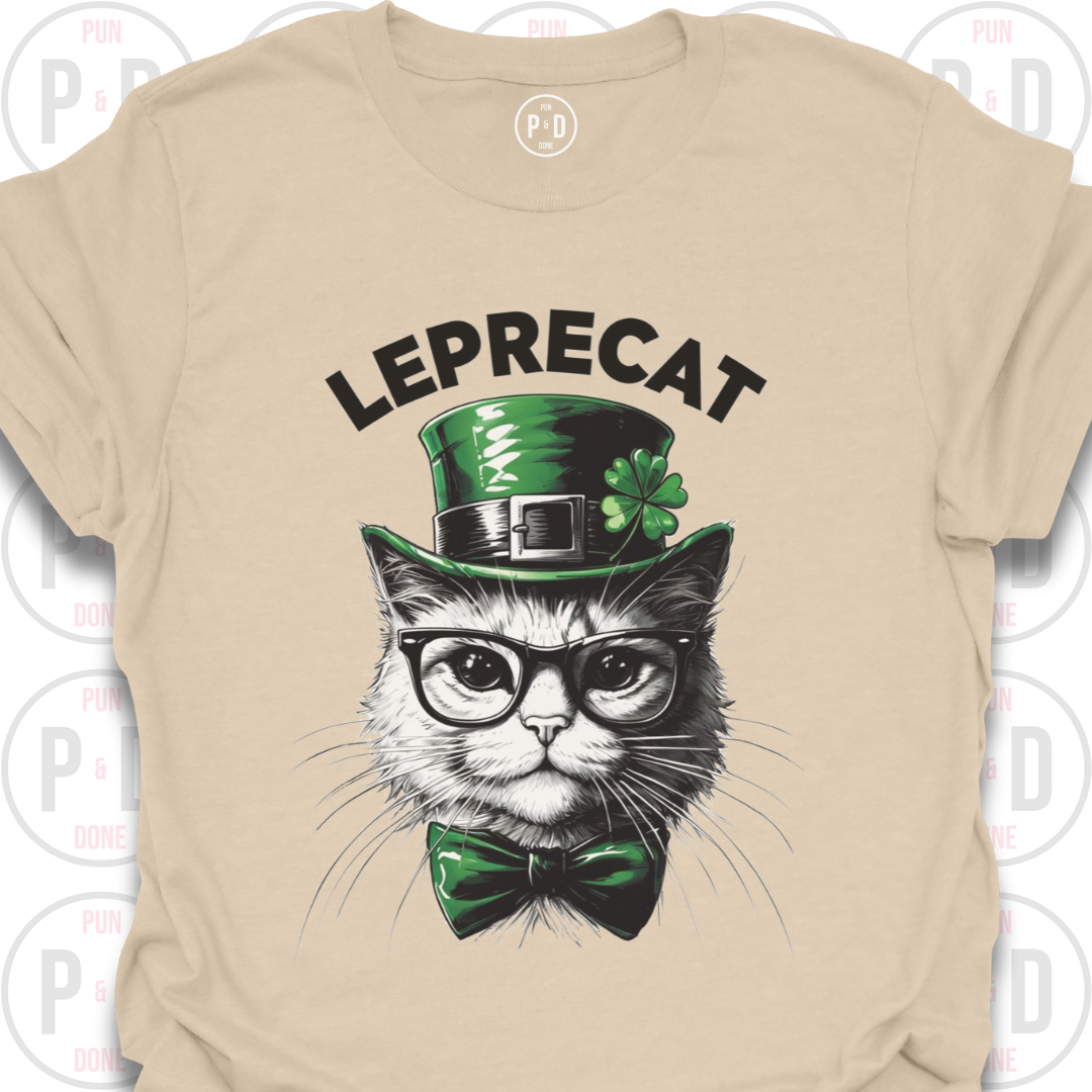 St Patrick's Day, LepreCat, T-Shirt π