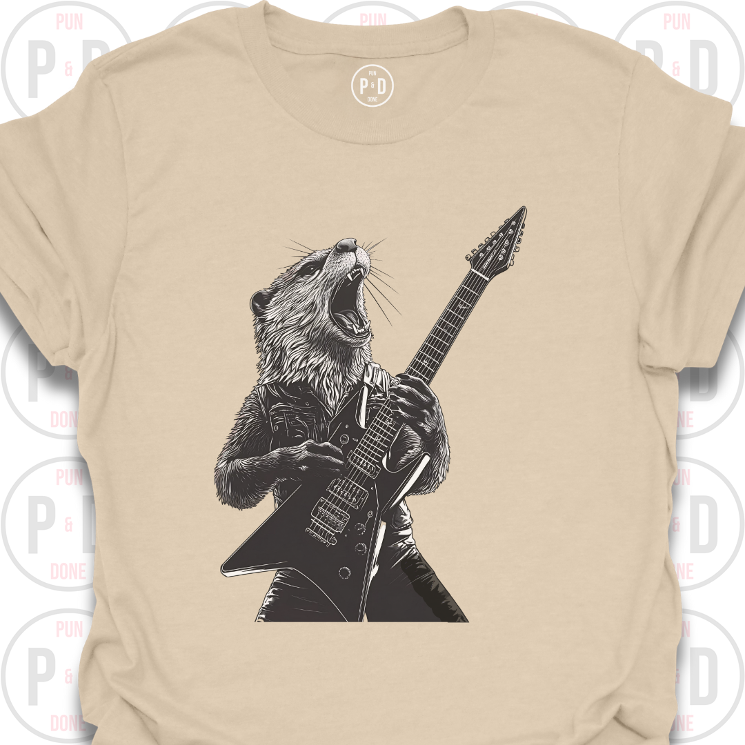 Guitar Hero Otter, T-Shirt