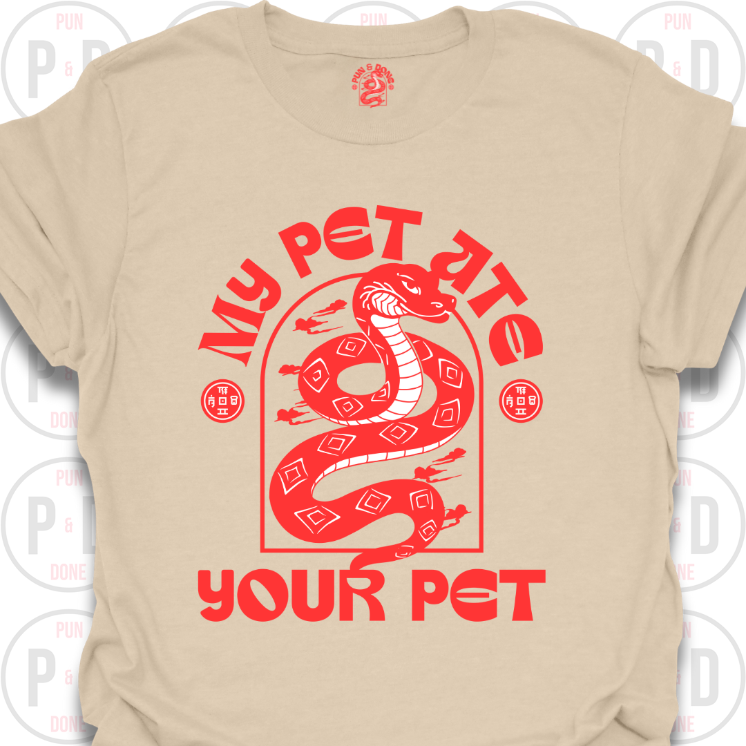 My Pet Ate Your Pet, Snake, T-shirt