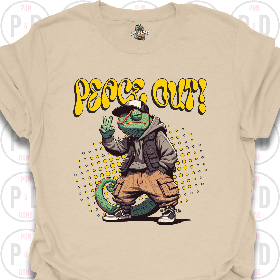 Peace Out! Chameleon, T-shirt