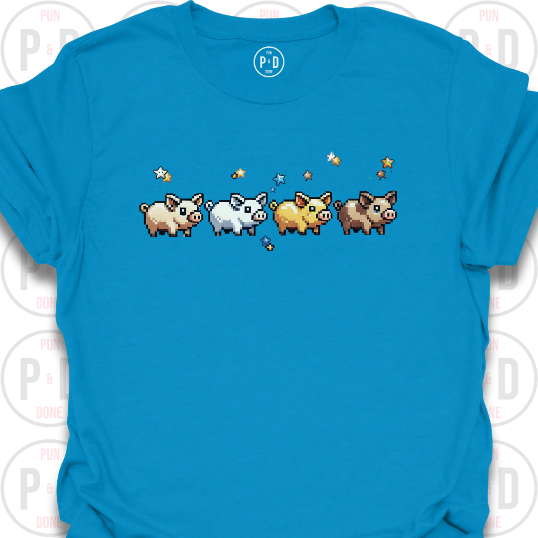 8-Bit Pigs, T-Shirt