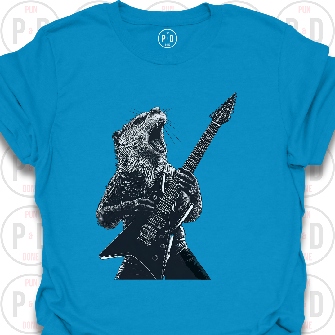 Guitar Hero Otter, T-Shirt