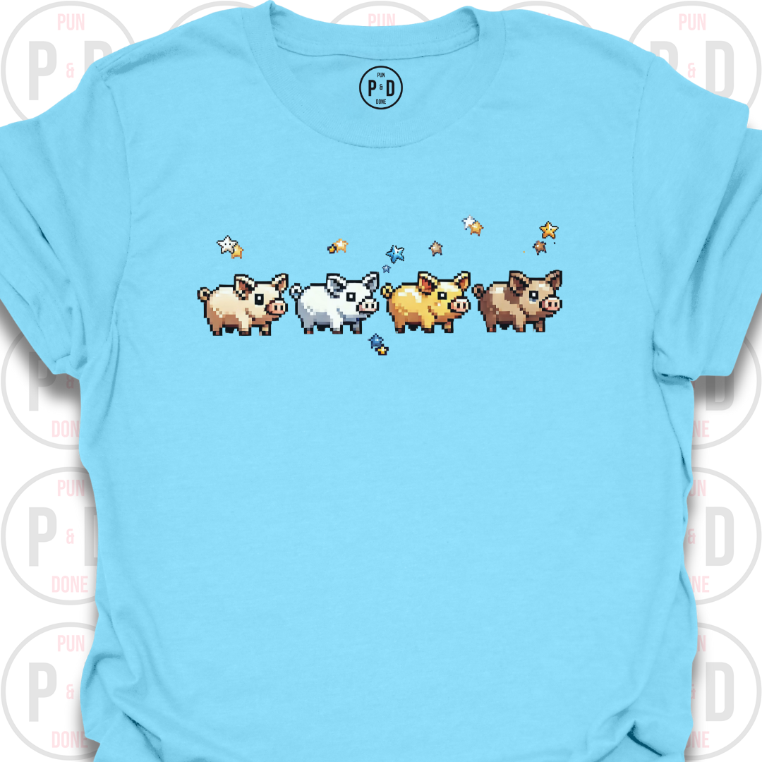 8-Bit Pigs, T-Shirt
