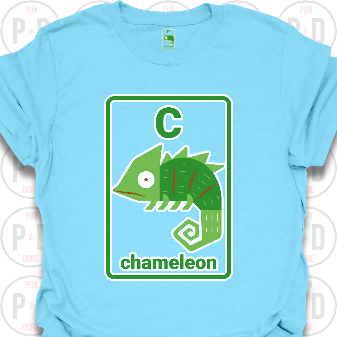 C is for Chameleon, T-shirt