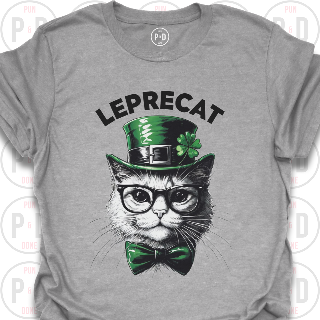 St Patrick's Day, LepreCat, T-Shirt π