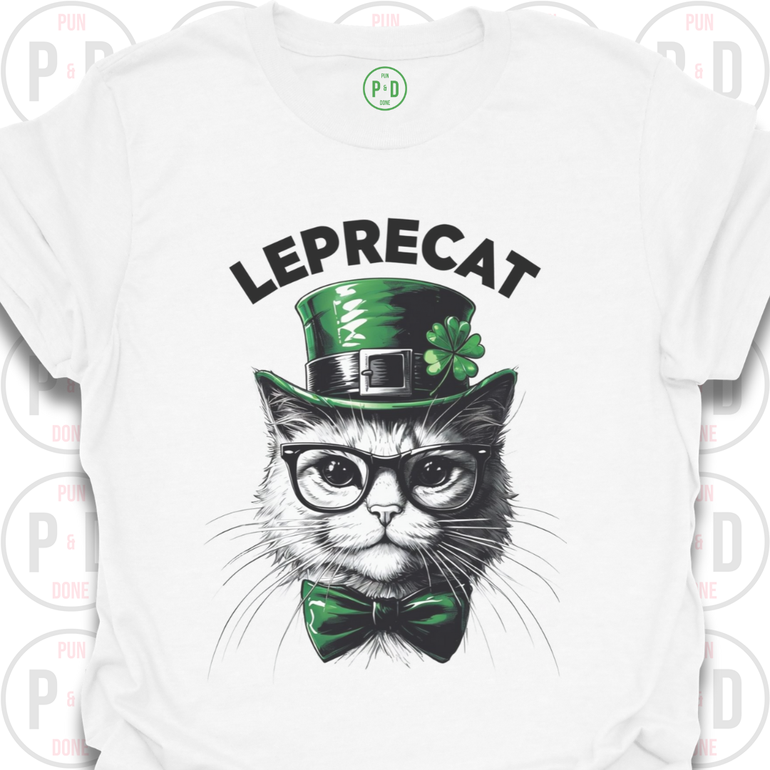 St Patrick's Day, LepreCat, T-Shirt π