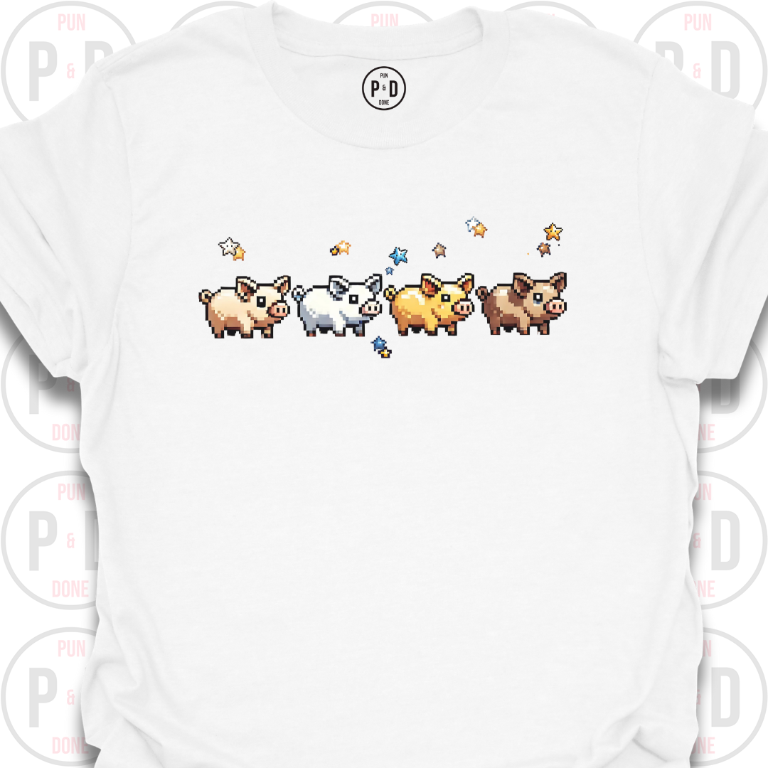 8-Bit Pigs, T-Shirt