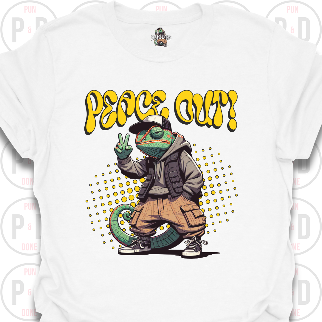 Peace Out! Chameleon, T-shirt