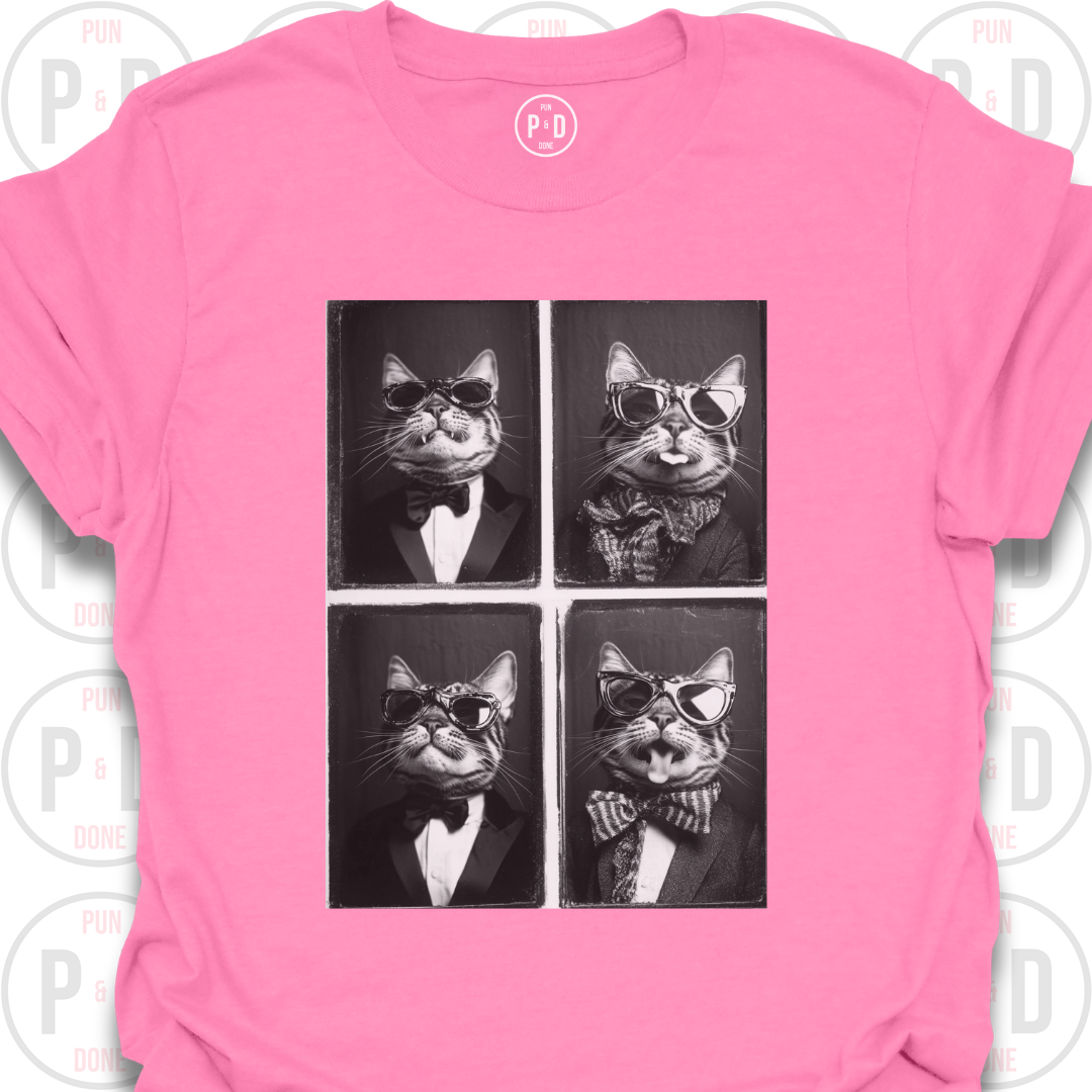 Retro Photobooth Bengals, T-Shirt