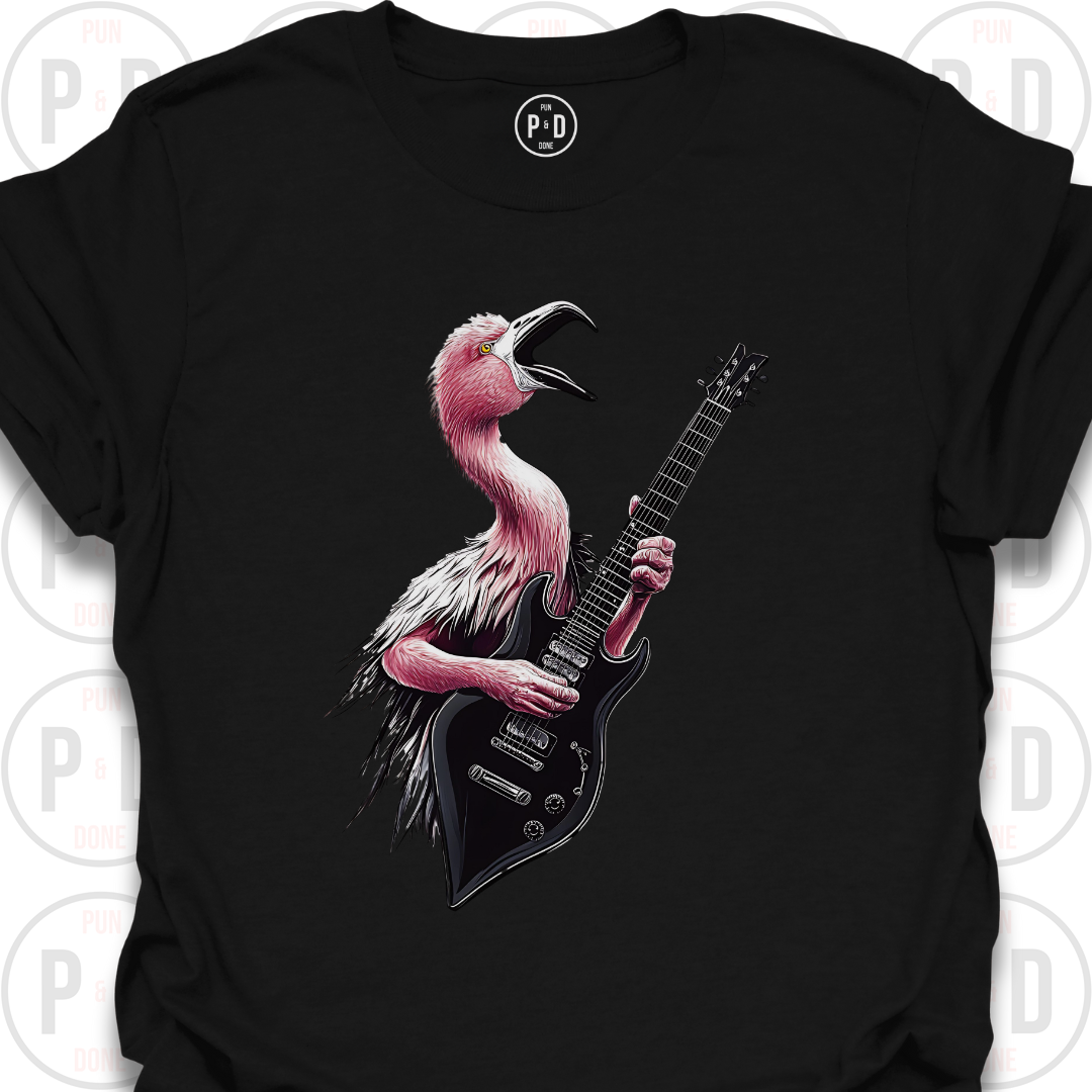 Guitar Hero Flamingo, T-Shirt