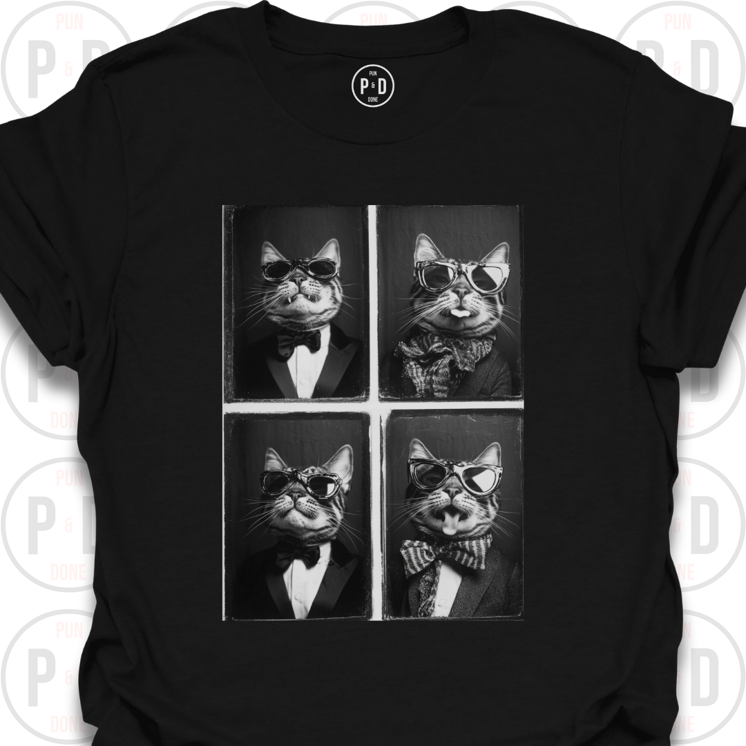 Retro Photobooth Bengals, T-Shirt