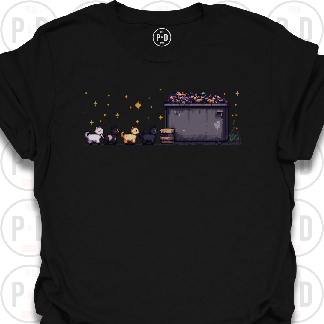 8-Bit Alley Cats, T-Shirt