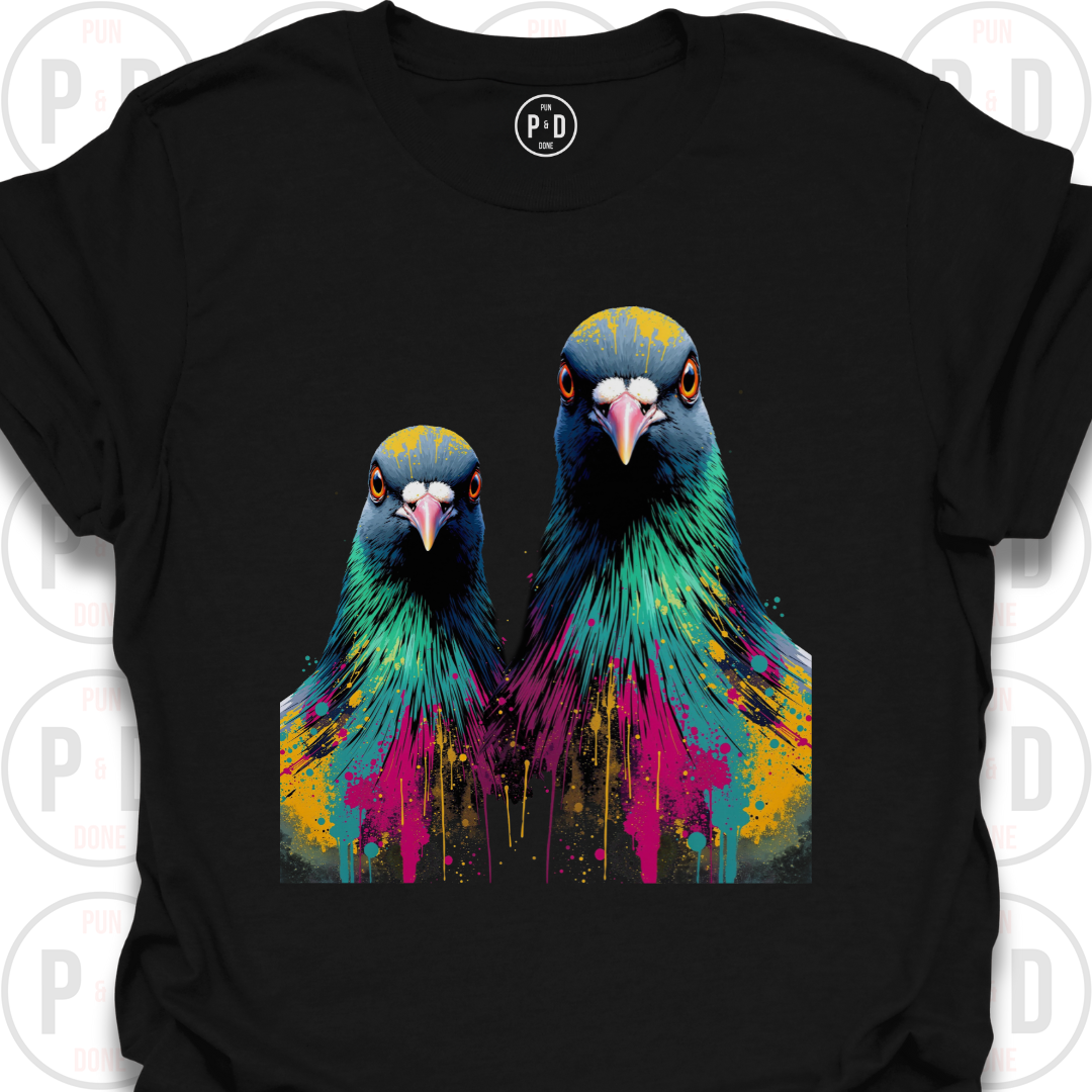Punk Splash Pigeon, T-Shirt