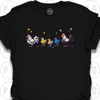 8-Bit Chickens, T-Shirt