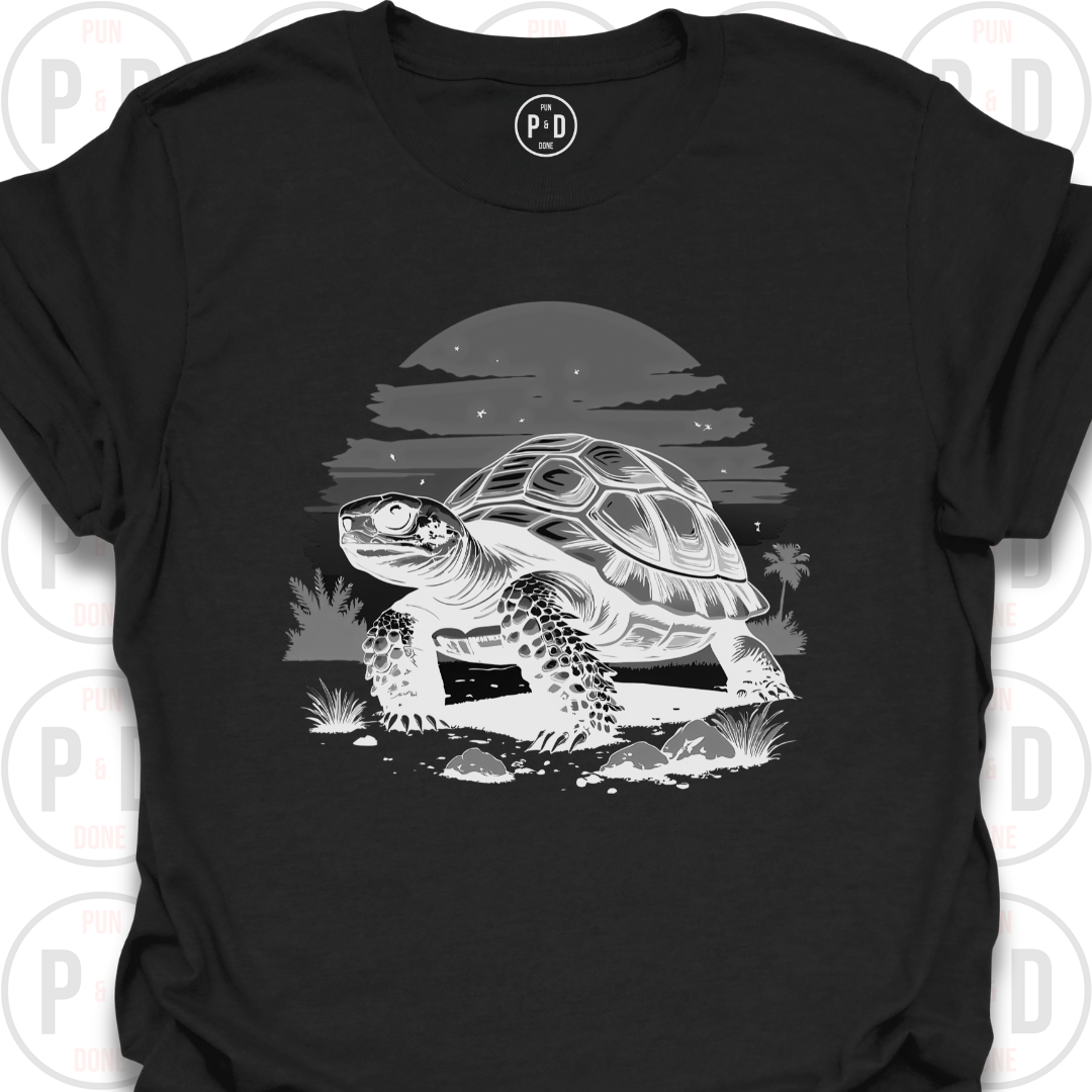 Tortoise Retro Sunset, T-Shirt