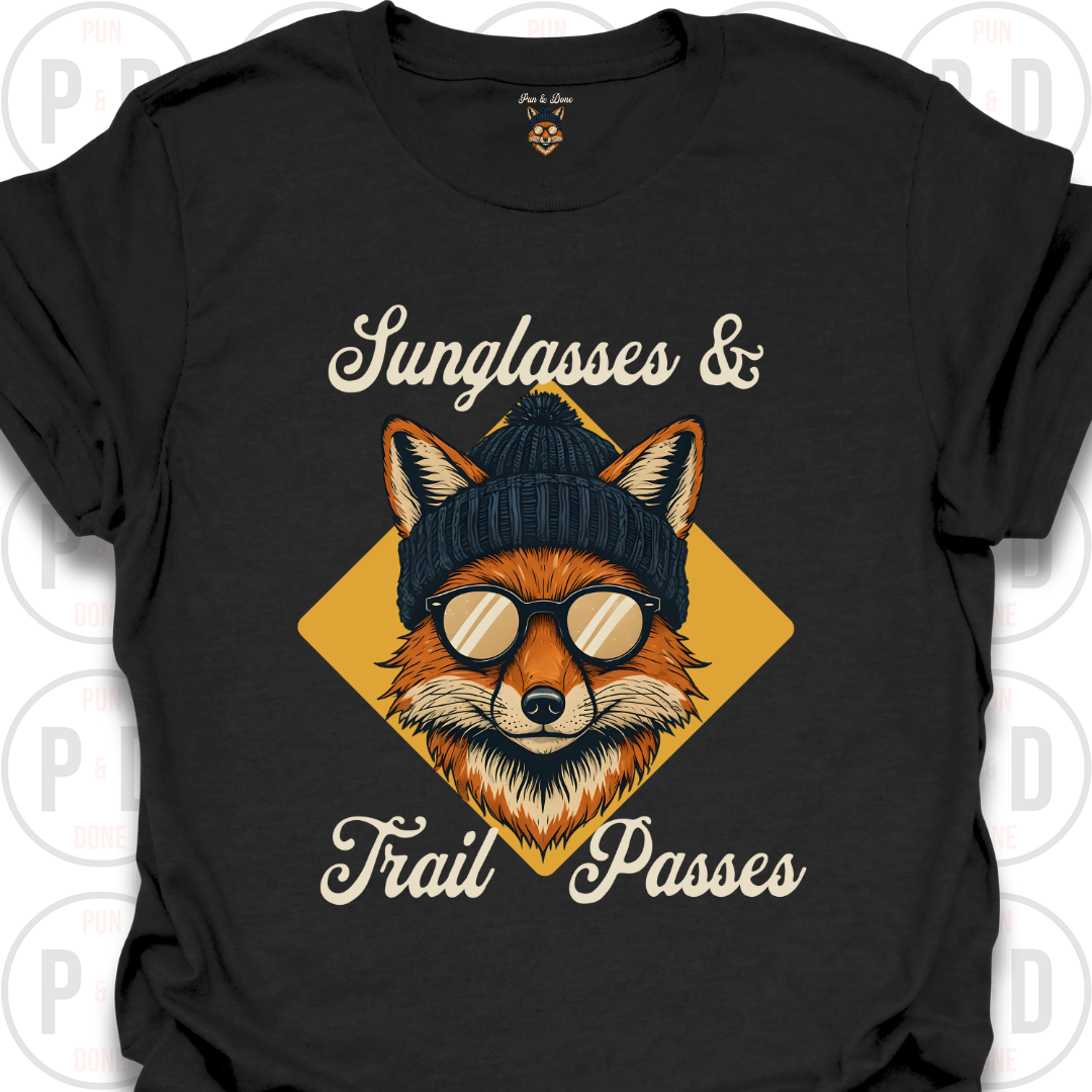 Sunglasses & Trail Passes, Fox, T-shirt