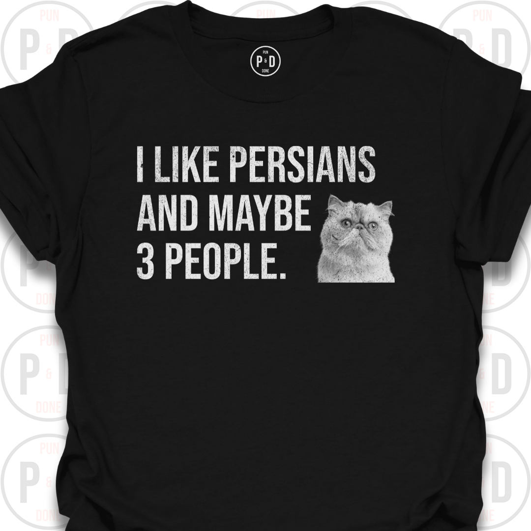 Persians and Maybe 3 People, T-Shirt (Distressed)