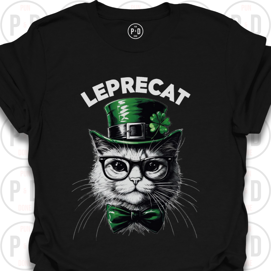 St Patrick's Day, LepreCat, T-Shirt 🍀