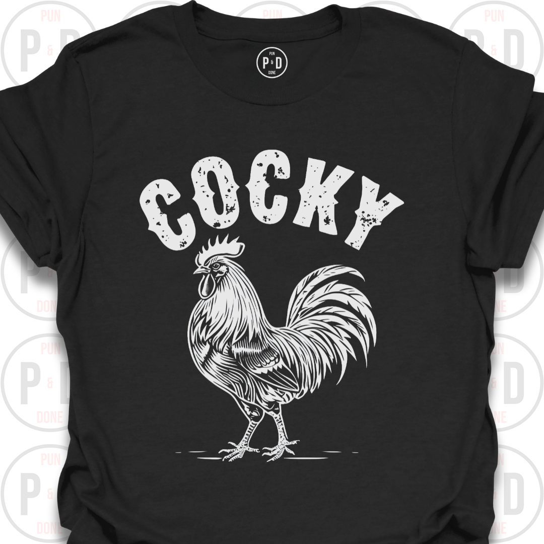 Cocky Chicken, T-Shirt