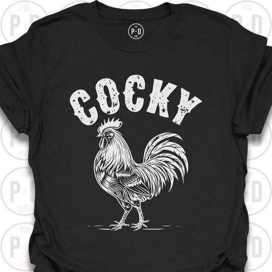 Cocky Chicken, T-Shirt