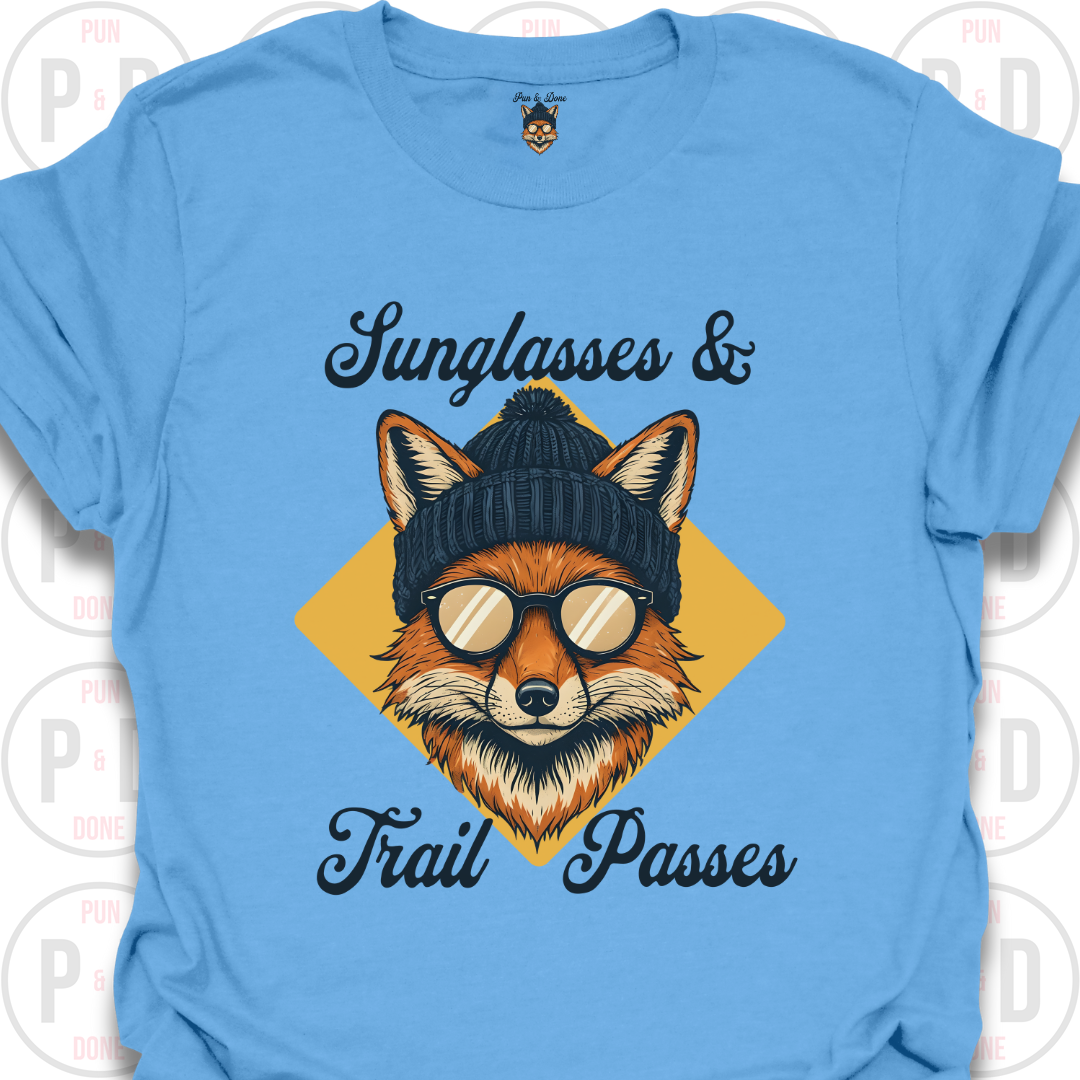 Sunglasses & Trail Passes, Fox, T-shirt