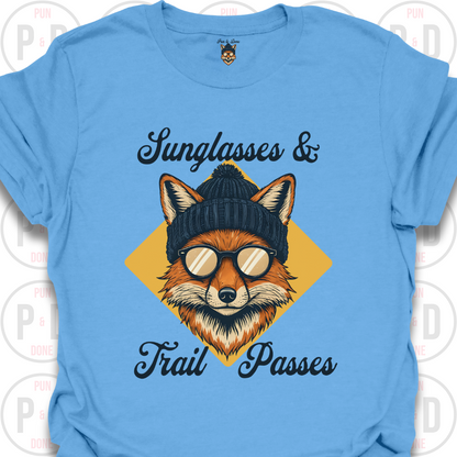 Sunglasses & Trail Passes, Fox, T-shirt