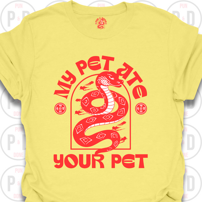 My Pet Ate Your Pet, Snake, T-shirt