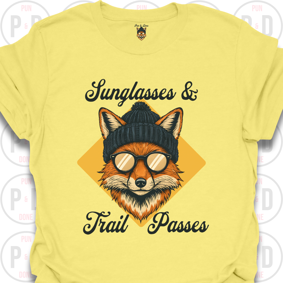 Sunglasses & Trail Passes, Fox, T-shirt