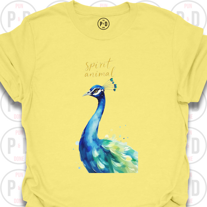 Peacocks Are My Spirit Animal, T-Shirt