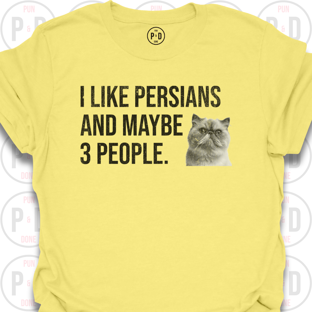 Persians and Maybe 3 People, T-Shirt (Distressed)