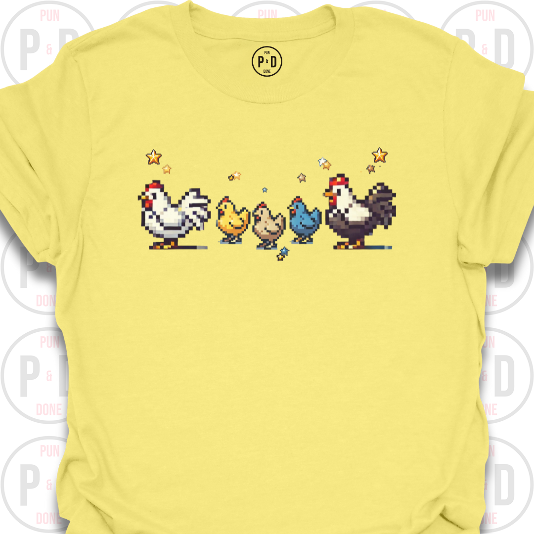 8-Bit Chickens, T-Shirt