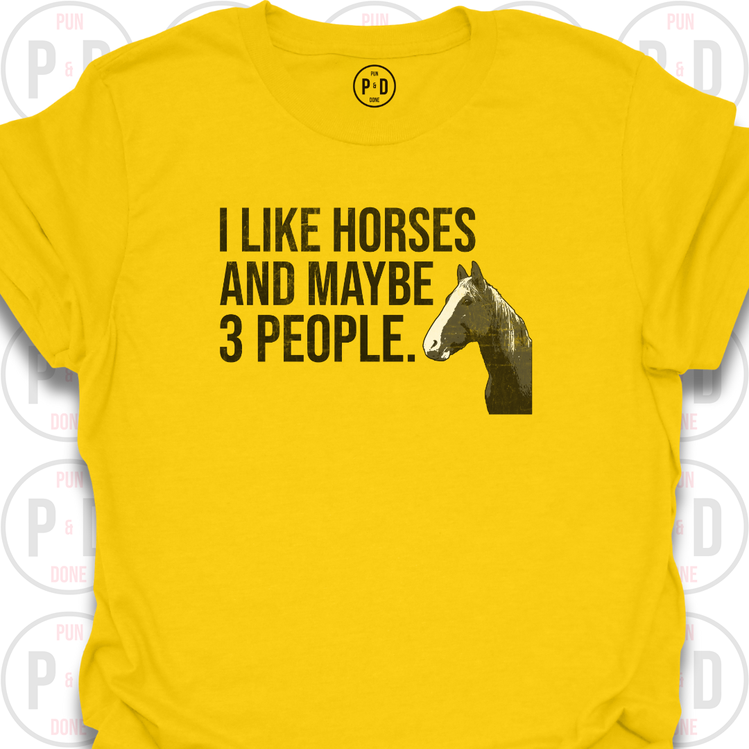 Horses and Maybe 3 People, T-Shirt (Distressed)