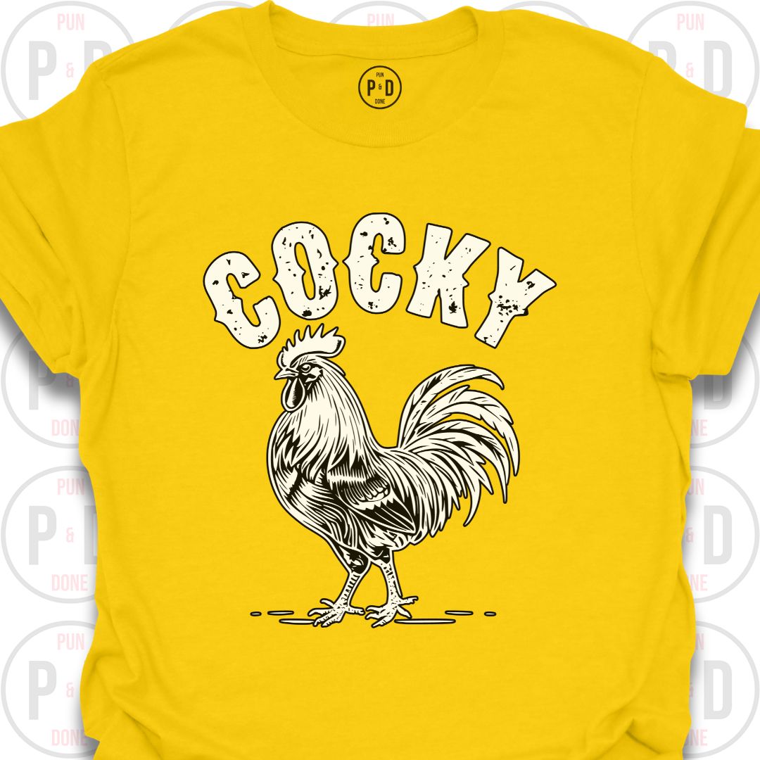 Cocky Chicken, T-Shirt