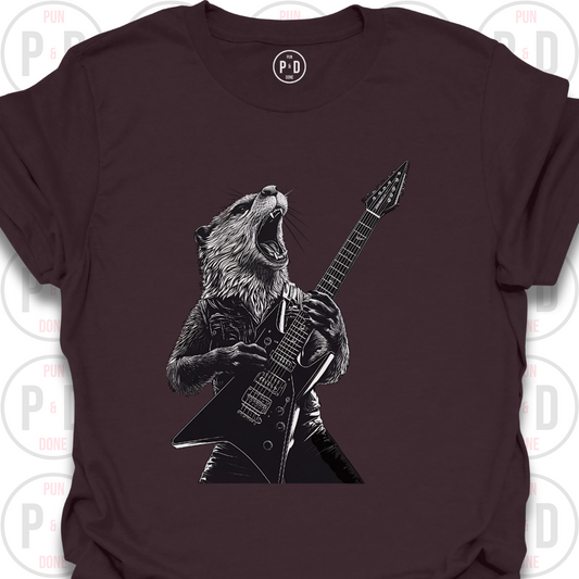 Guitar Hero Otter, T-Shirt