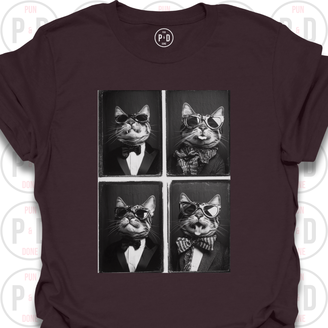 Retro Photobooth Bengals, T-Shirt