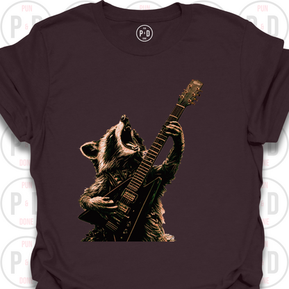 Guitar Hero Raccoon, T-Shirt