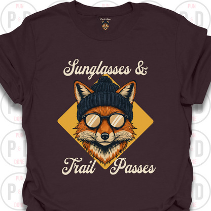 Sunglasses & Trail Passes, Fox, T-shirt