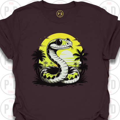 Snake Retro Sunset, T-Shirt