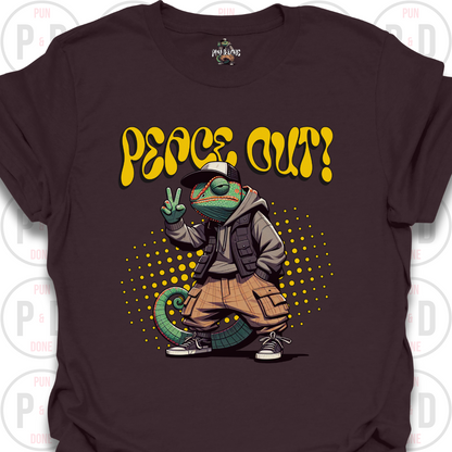 Peace Out! Chameleon, T-shirt