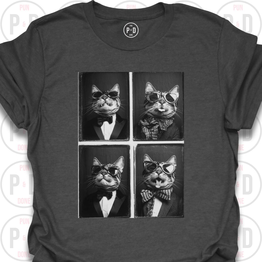 Retro Photobooth Bengals, T-Shirt