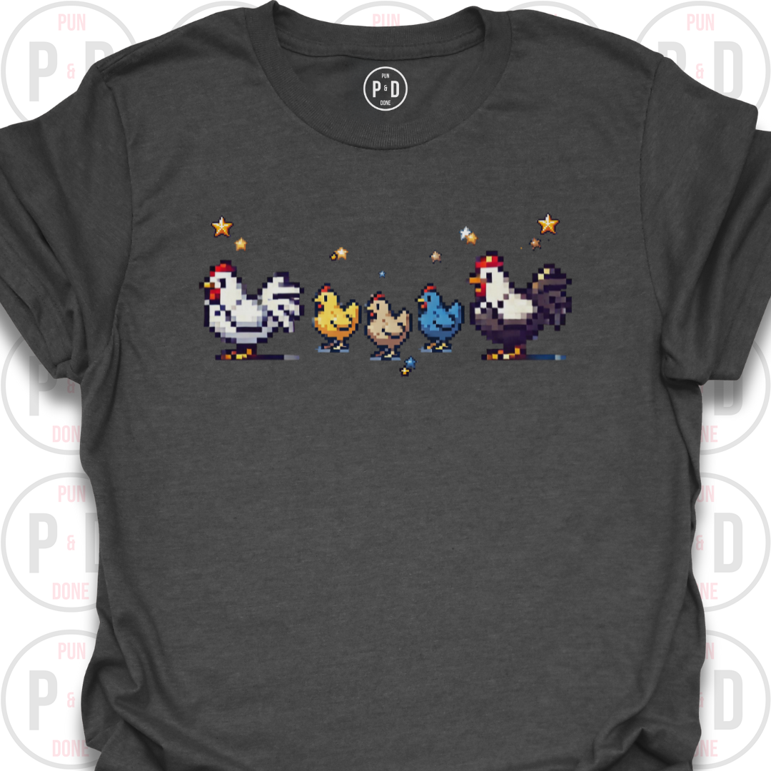 8-Bit Chickens, T-Shirt