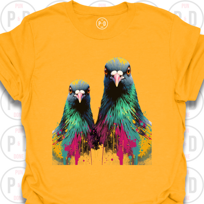 Punk Splash Pigeon, T-Shirt