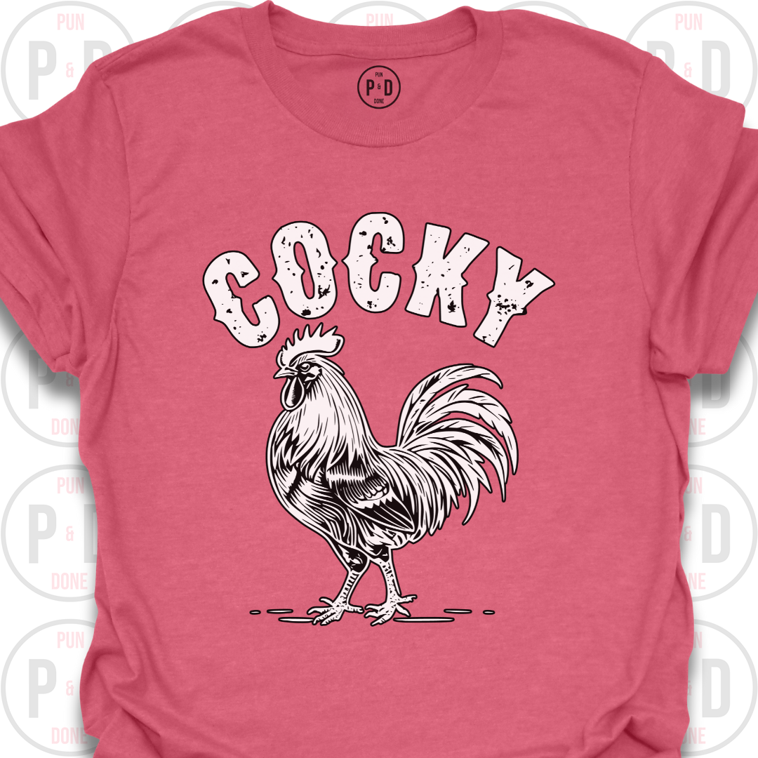 Cocky Chicken, T-Shirt