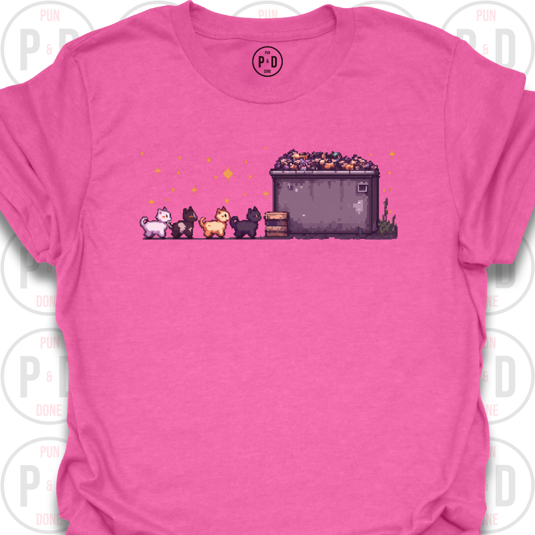 8-Bit Alley Cats, T-Shirt